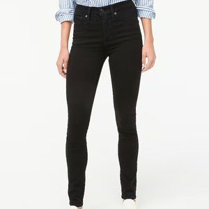 J Crew Mercantile High Rise Skinny Jeans in Black Wash